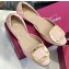 Roger Vivier Chips Ballerinas in Patent Leather Pink