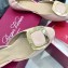 Roger Vivier Chips Ballerinas in Patent Leather Pink