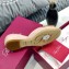 Roger Vivier Chips Ballerinas in Patent Leather Pink