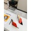Gianvito Rossi Heel 10.5cm PVC Elle Mules Red/Black 2020