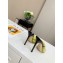 Gianvito Rossi Heel 10.5cm PVC Elle Mules Yellow/Black 2020