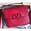 Valentino Large VSLING Grainy Calfskin Shoulder Bag 0074 Red 2020