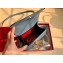 Valentino Small VSLING Grainy Calfskin Shoulder Bag 0074 Gray 2020