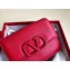 Valentino VSLING Grainy Calfskin Chain Shoulder Bag 0069 Red 2020