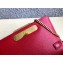 Valentino VSLING Grainy Calfskin Chain Shoulder Bag 0069 Red 2020