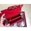 Valentino VSLING Grainy Calfskin Chain Shoulder Bag 0069 Red 2020