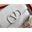 Valentino VSLING Grainy Calfskin Chain Shoulder Bag 0069 White 2020
