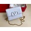 Valentino VSLING Grainy Calfskin Chain Shoulder Bag 0069 White 2020