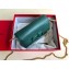 Valentino VSLING Grainy Calfskin Chain Shoulder Bag 0069 Green 2020