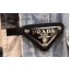 Prada Metal Hair Clip Black 2020