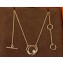 Hermes Vertige Coeur Necklace Gold