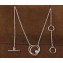 Hermes Vertige Coeur Necklace Silver