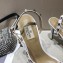 Valentino Heel 9.5cm Rockstud Slingback Pumps Sandals White 2020