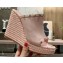 Valentino Heel 12cm Platform 2.5cm Rockstud Calfskin Wedge Mules Nude Pink 2020