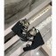 Valentino Heel 12cm Platform 2.5cm Rockstud Leather Ankle Strap Wedge Sandals Black 2020