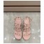 Valentino Heel 12cm Platform 2.5cm Rockstud Leather Ankle Strap Wedge Sandals Nude Pink 2020