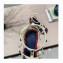 Valentino Heel 12cm Platform 2.5cm Rockstud Leather Ankle Strap Wedge Sandals Red/Blue/White 2020