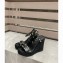 Valentino Heel 12cm Platform 2.5cm Ankle Strap Wedge Sandals Black with Stud Details 2020