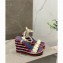 Valentino Heel 12cm Platform 2.5cm Ankle Strap Wedge Sandals Red/Blue/White with Stud Details 2020