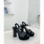 Louis Vuitton Heel 11.5cm Platform 4cm Podium Sandals Black 2020