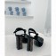 Louis Vuitton Heel 11.5cm Platform 4cm Podium Sandals Black 2020