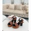 Louis Vuitton Heel 11.5cm Platform 4cm Podium Sandals Brown 2020