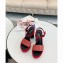 Louis Vuitton Heel 11.5cm Platform 4cm Podium Sandals Red 2020