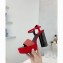 Louis Vuitton Heel 11.5cm Platform 4cm Podium Sandals Red 2020