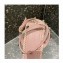 Valentino Heel 12cm Platform 2.5cm Rockstud Calfskin Ankle Strap Wedge Sandals Nude Pink 2020