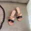 Hermes Heel 5cm Oasis Slipper Sandals Pink/Black 2020
