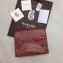 Goyard Jouvence Toiletry Pouch Clutch Bag Red