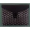Goyard Camondo 2 Pouch Horizontal Clutch Bag Black