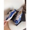Chanel Vintage Canvas Sneakers Blue 2020