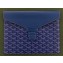 Goyard Camondo 2 Pouch Horizontal Clutch Bag Blue