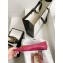 Gucci Chain Leather Ballet Flats with Horsebit 621161 Fuchsia