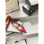 Gucci Chain Leather Ballet Flats with Horsebit 621161 Fuchsia