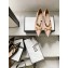 Gucci Chain Leather Ballet Flats with Horsebit 621161 Light Pink