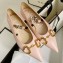 Gucci Chain Leather Ballet Flats with Horsebit 621161 Light Pink