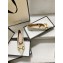 Gucci Chain Leather Ballet Flats with Horsebit 621161 White
