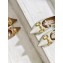 Gucci Chain Leather Ballet Flats with Horsebit 621161 White
