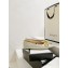 Gucci Chain Leather Ballet Flats with Horsebit 621161 White