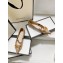 Gucci Chain Leather Ballet Flats with Horsebit 621161 Camel