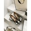 Gucci Chain Leather Ballet Flats with Horsebit 621161 Black