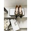 Gucci Chain Leather Ballet Flats with Horsebit 621161 Black