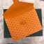 Goyard Camondo 2 Pouch Horizontal Clutch Bag Yellow