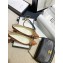 Gucci Heel 6.5cm Studded GG Canvas/Leather Pumps Brown with Horsebit