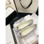 Gucci Bamboo and Bow GG Canvas/Leather Ballet Flats White