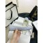 Gucci Bamboo and Bow GG Canvas/Leather Ballet Flats White