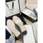 Gucci Bamboo and Bow GG Canvas/Leather Ballet Flats Blue