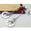 Cartier Dicyclic Love Earrings Fringe White Gold